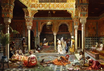 Představení po koupeli, 1889