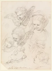 Kresba, Studie k náboženskému zobrazení, 1725-40