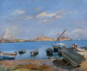 Portoferraio při pohledu ze San Giovanni