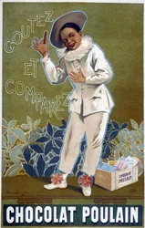 Reklama na Chocolat Poulain: "" Ochutnejte a porovnejte". Autor: Fermin Bouisset