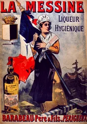 Reklama La Messine Liqueur Hygienique (barva lito)
