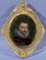 Miniatura Jamese Hepburna, hraběte z Bothwellu (asi 1537-78)