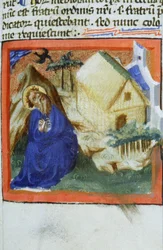 Paní Gen 1111 Page z Legenda Aurea, Bruggy, kolem 1400-10