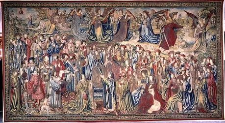 Nathan Reproaches David, Tapiserie Davida a Batsheby, kolem 1510-15 (tapisérie)
