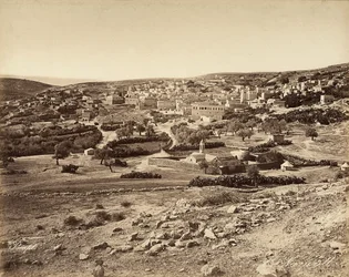 Panoramatický pohled na Nazaret, Izrael