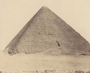 Djizeh Necropolis of Memphis, Pyramid of Cheops Great Pyramid, 1851-52, tištěno 1853-54.