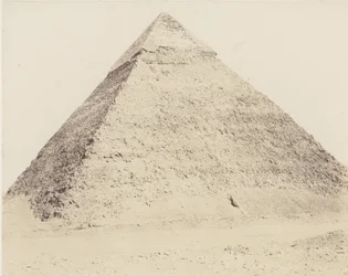 Djizeh Necropolis of Memphis, Pyramid of Chephren, 1851-52, tištěno 1853-54.