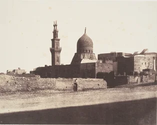 Le Kaire, mešita Nâcéryeh, vydaná v roce 1851.