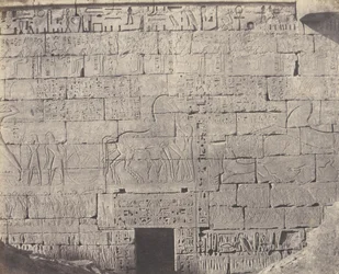 Medinet-Abou Thebes, Constructions Posteriores - Fragment de Sculpt..., 1851-52, tištěno 1853-54.