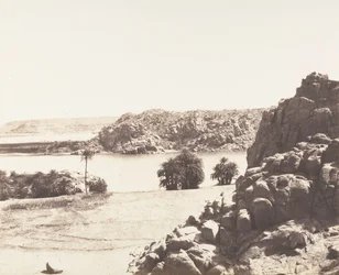 Tâfah, Žulové skály na březích Nilu, 1851-52, tištěno 1853-54.