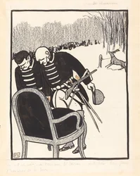 Velcí lovci--Jelen je připraven, 1903.
