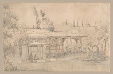 Pavilon u mešity (recto)