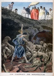 Menelik II Etiopie, 1898