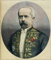 Portrét alžírského guvernéra Louise Lepina (rytina)