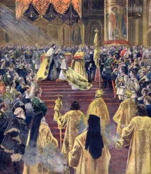 Korunovace ruského cara Mikuláše II. a carevny Alexandry
