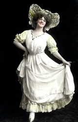 Marie Studholme 1875-1930, anglická herečka, začátek 20. století.