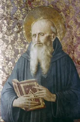Fresky Fra Angelica představující svatého Jana pro soukromou vatikánskou kapli papeže Mikuláše V. (asi 1448-9) freska)