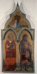 Dveře svatostánku Nejsvětější Trojice (Santa Trinita) (Malba na dřevě)