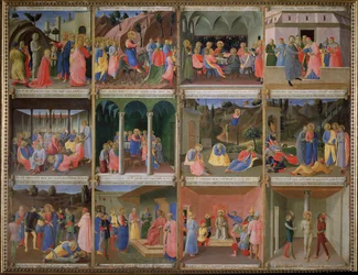 Život Kristův - Tempera na dřevě
