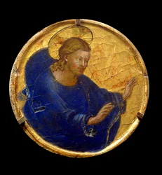 Žehnající Kristus. Obraz Fra Giovanni (Guido di Pietro) dit Fra Angelico (1387-1455)