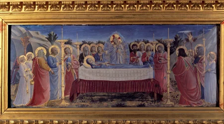 Pohřeb Panny Marie. Predelle (Malba na dřevě) 1435