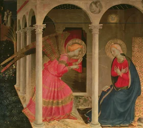 Zvěstování (tempera na panelu) (viz také 43914)