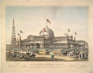 New York Crystal Palace: Pro výstavu průmyslu všech národů.