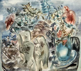 An Arrangement, c.1935 (akvarel přes tužku na papíře)