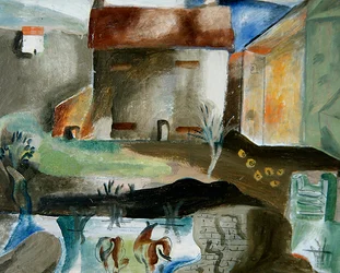The Mill Pond, cca 1930 (olej na palubě)