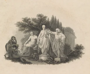 Demosthenes, Cicero a William Pitt, hrabě z Chatham, 1750-1815.