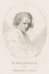 John Henderson, v postavě Iaga Shakespeara Othello, 1786.