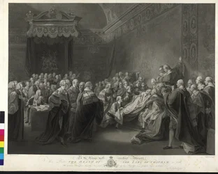 William Pitt Smrt hraběte z Chathamu