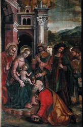 Klanění tří králů, 1517 (viz 211851)