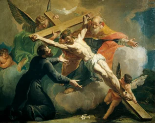 Ukřižování s Bohem Otcem a svatým Ignácem z Loyoly (1709-1769)