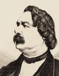 Portrét skladatele Enrica Petrella 1813-1877, cca 1855.
