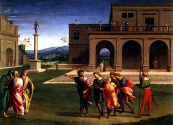 Joseph odvezen do vězení (panel)