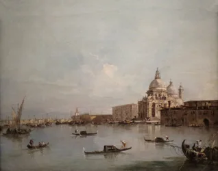 Pohled na Santa Maria della Salute s Dogana di Mare