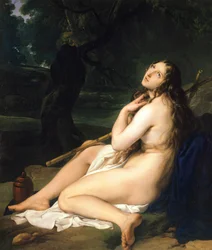Kající svatá Marie Magdaléna, Francesco Hayez (1791-1882)