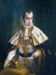 Portrét Ferdinanda I. Rakouského od Francesca Hayeze