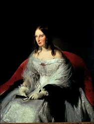 Portrét Sarah Louise Strachan (1818-1881), princezny ze Sant