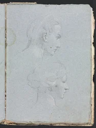 Verona Sketchbook: Dvě hlavy (strana 85)