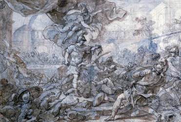 Perseus zvedající hlavu Medúzy, 18. století