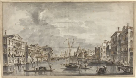 Canal Grande při pohledu směrem k Salute a Dogana