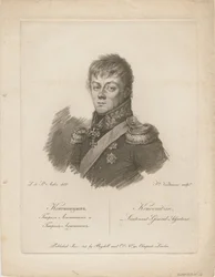 Portrét hraběte Petra Petroviče Konovnitsyna 1764-1822, 1813