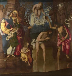Křest Krista, 1514