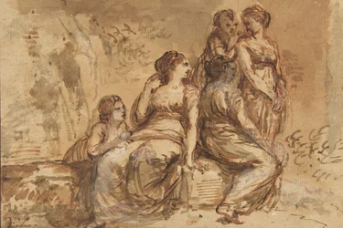 Pět mladých žen v krajině, 1702-88.