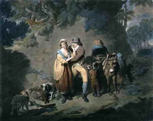 Zamilovaný sportovec, ryl Charles Hodges (1764-1837), pub. od J. R. Smithe