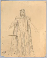 Study for Christ, Chancell of St. Bartholomew, New York