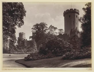 Hrad Warwick, z vnějšího nádvoří