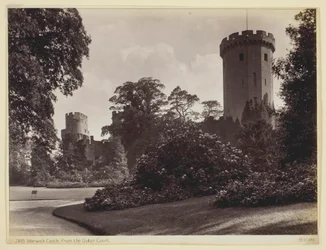 Hrad Warwick, z vnějšího dvora, 186094.